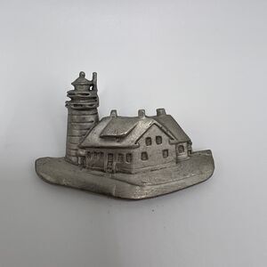 LIGHTHOUSE PINS West Quoddy Head LIGHTHOUSE PIN MAINE PIN pewter pin